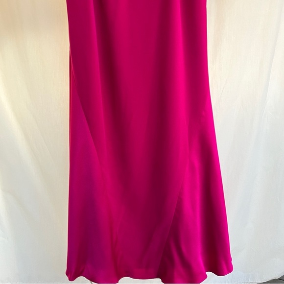 Daymor Formal Wear Dark Pink Size 10 Floor Length Dress with Bolero Jacket - Picture 10 of 14